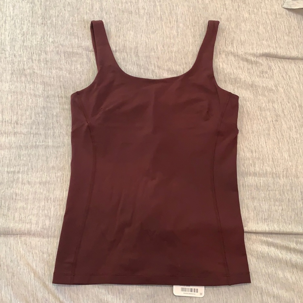 Lululemon Sculpt It Tank Bordeaux Size 10 NWT